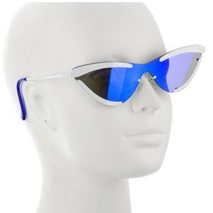 ADAM SELMAN X LE SPECS Cat-Eye Mirrored Sunglasses